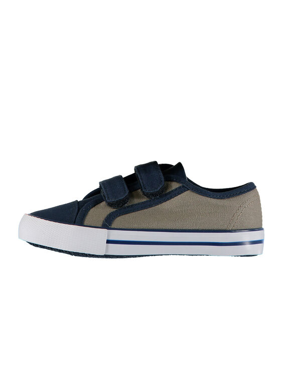 Tenis de lona bicolor para niño FGVELKAK / 19SK36C3D16604