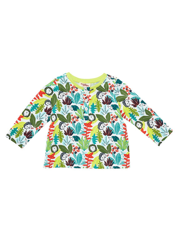 Camiseta con cuello tunecino para bebé niño JUCLOTEE1 / 20SG1012TML001