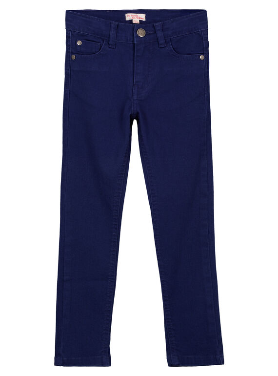Pantalón slim elástico Azul marino GOJOPATWI3 / 19W90241D2B070