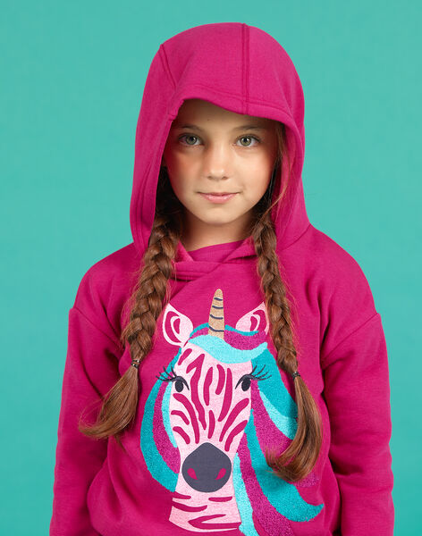 Sudadera rosa con capucha y de unicornio para niña : comprar online - Jerseis, Sudaderas, Cardigans |