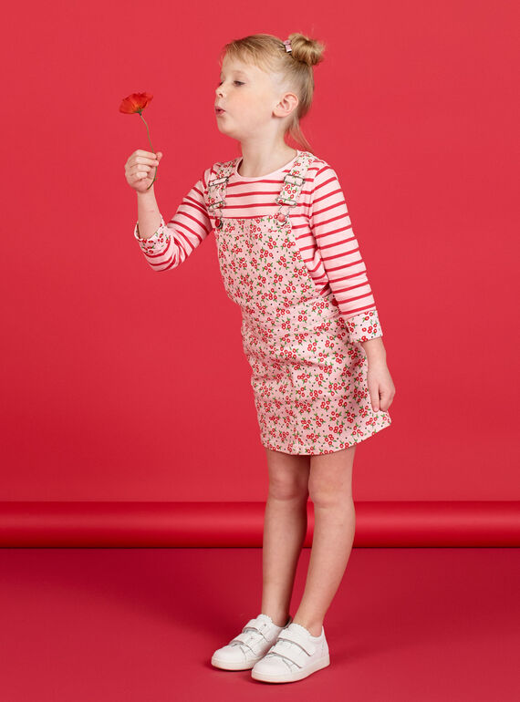 Vestido-peto con estampado floral LAROUROB2 / 21S901K2ROBD326
