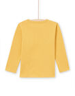 Camiseta amarilla para niño MOSAUTEE1 / 21W902P3TMLB107