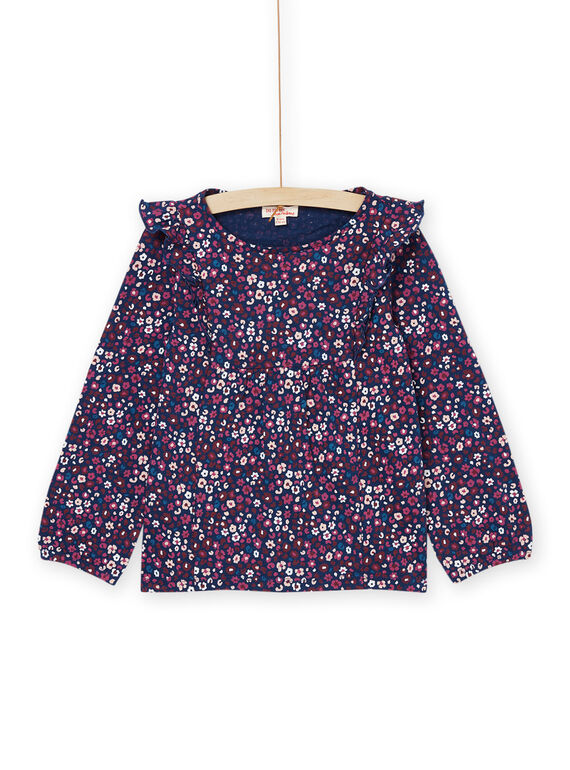 Camiseta de manga larga avolantada con estampado PAGOTEE3 / 22W901O1TMLC220