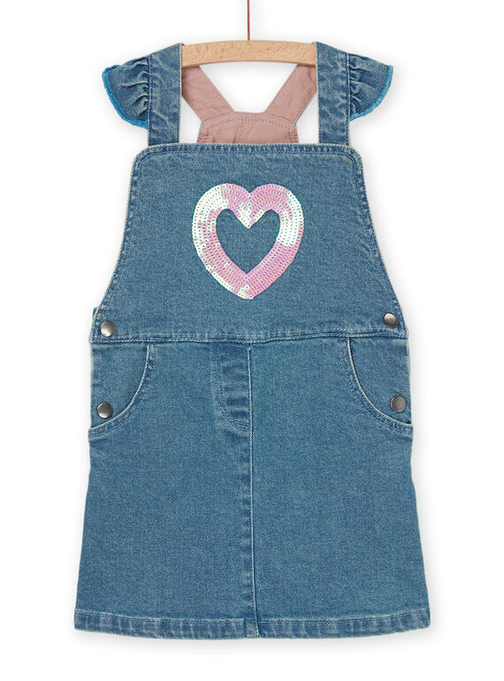 Vestido peto vaquero PAKAROB1 / 22W901L3ROBK005