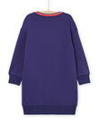 Vestido sudadera con estampado de arcoíris de lentejuelas RAPUROB2 / 23S901L2ROB703