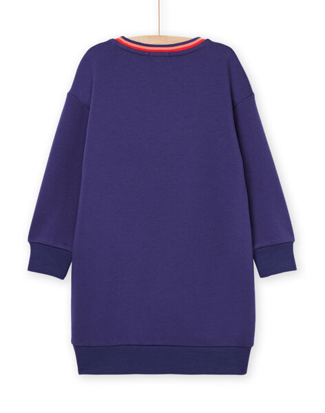 Vestido sudadera con estampado de arcoíris de lentejuelas RAPUROB2 / 23S901L2ROB703