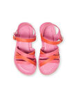 Sandalias de color rosa para niña LFSANDCLARA / 21KK3552D0E304