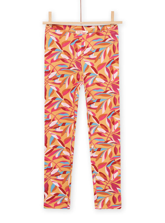 Leggings con estampado floral PYAMOLEG1 / 22WI01N1CALB107