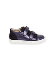 Zapatillas bajas de color azul marino con efecto irisado para niña MABASVEL / 21XK3554D3F070