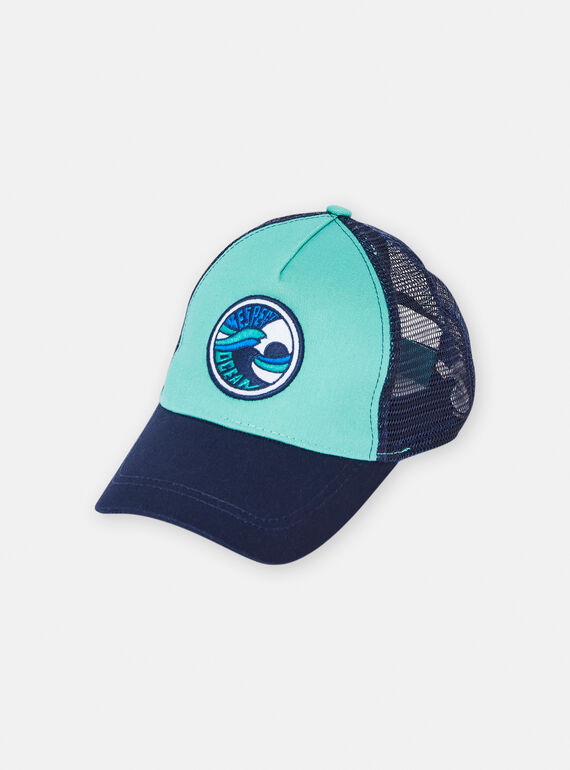 Gorra turquesa para niño TYOJOCAP6 / 24SI02F2CHA202