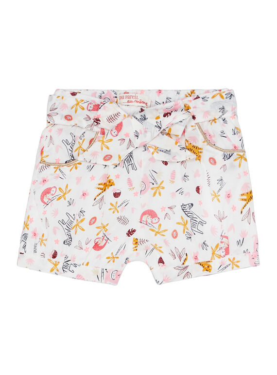 Short estampado abombado para bebé niña JIDUSHO / 20SG09O1SHO001
