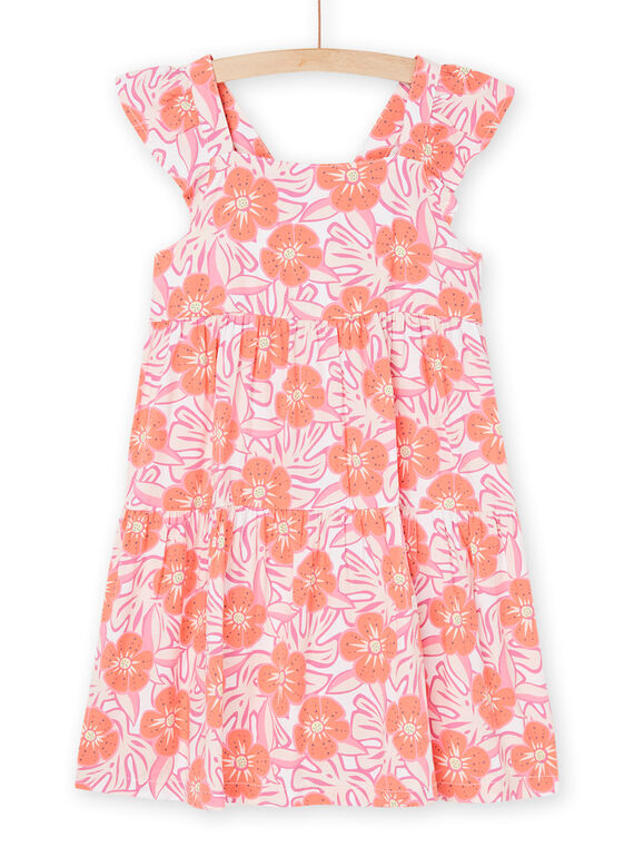 Vestido rosa con estampado de floral RAJOROB5 / 23S90194ROB000