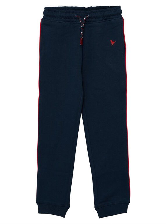 Pantalón de chándal de color azul marino para niño JOJOJOB1 / 20S90254D2A705