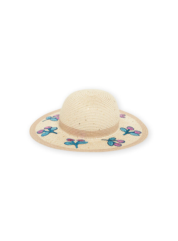 Sombrero de rafia para niña NYAHAT1 / 22SI01C4CHA009