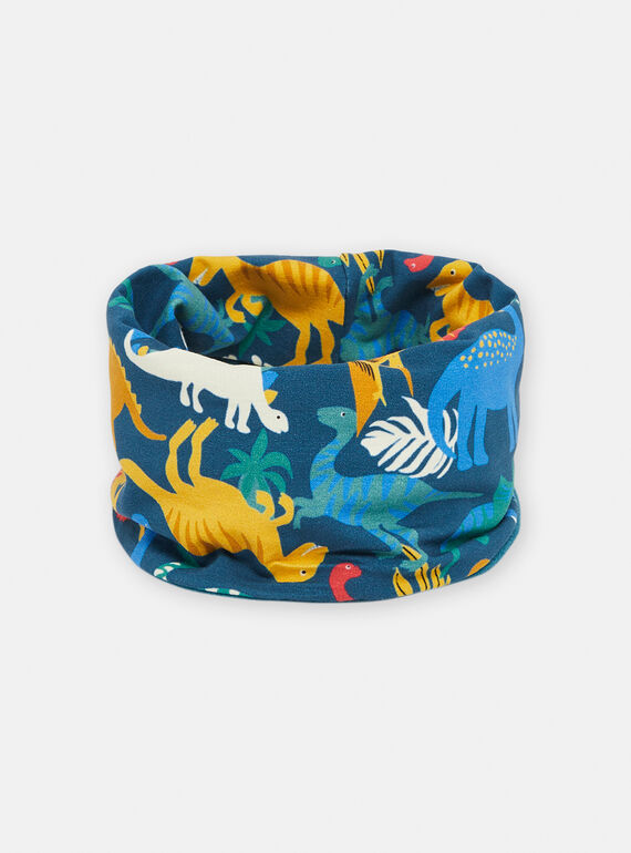 Cuello de color verde con estampado de dinosaurios SYOGROSNO3 / 23WI0292SNO714