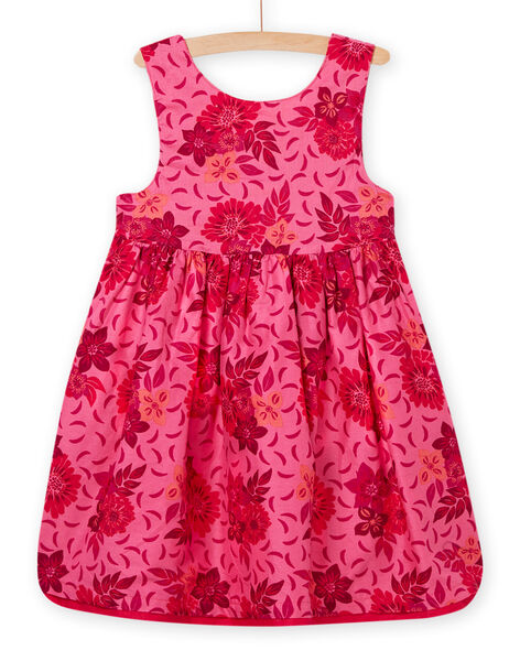 Vestido rosa reversible, para niña NAFLAROB2 / 22S901R2ROB302