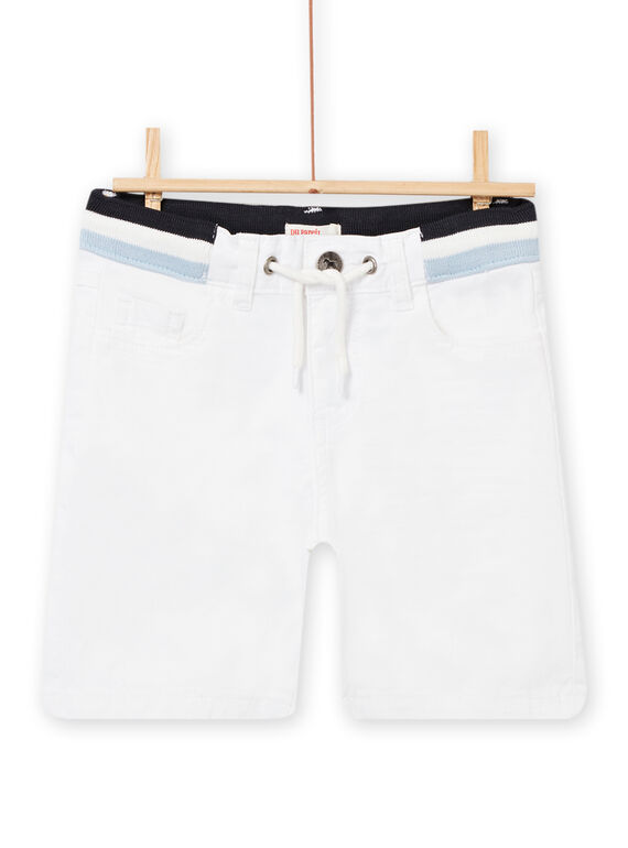 Bermudas de color blanco para niño NOSOBER2 / 22S902Q1BER000