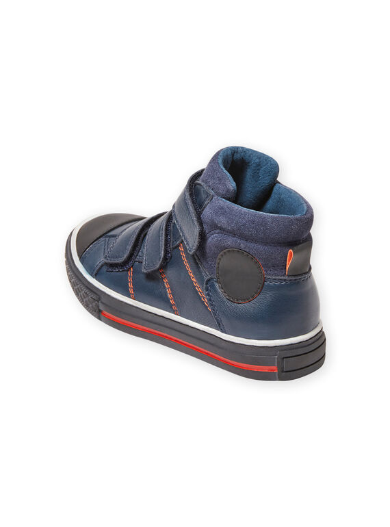 Zapatillas azul marino para niño MOBASTRIVNAVY / 21XK3653D3F070
