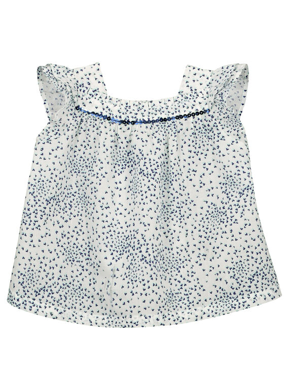 Blusa con estampado de fantasía para bebé niña FINECHEM / 19SG09B1CHE000