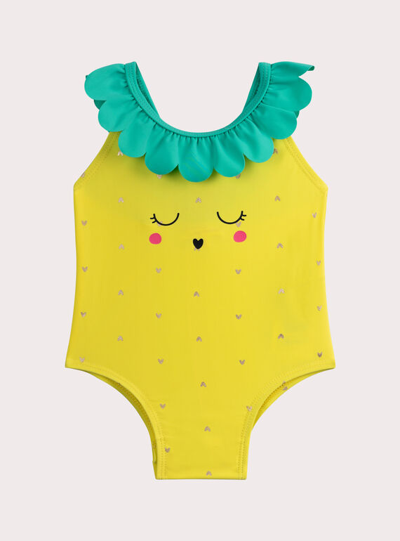 Traje de baño de 1 pieza con piña para bebé niña TYIMER1 / 24SI09G1MAIB104