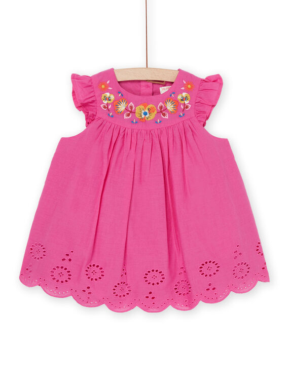 Vestido granadina de mangas avolantadas RIJUNROB2 / 23SG09U3ROBF507