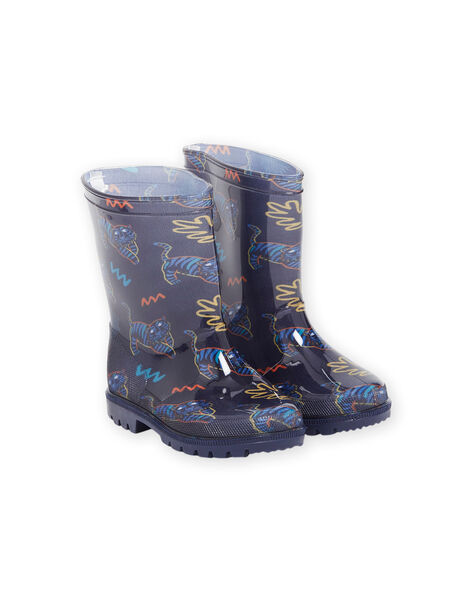 Botas de agua con estampado de tigre POPLUITIGROU / 22XK3613D0C070