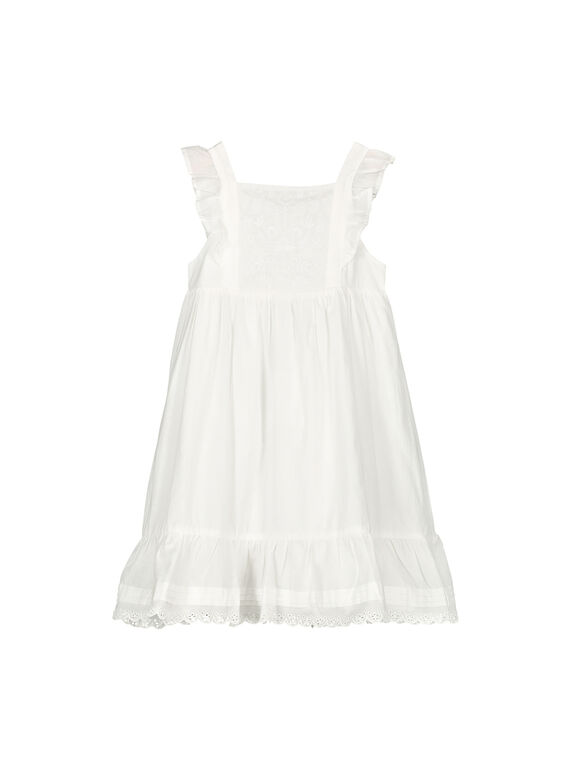 Vestido de algodón para niña FAPOROB6EX / 19S901C8ROB000