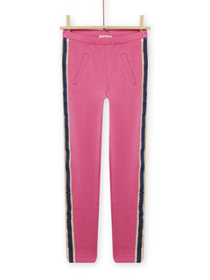 Pantalón de felpa rosa para niña NAJOMOL2 / 22S90172PAN313