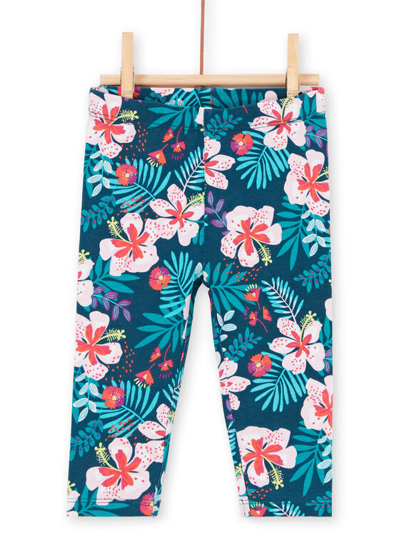Leggings de color azul y rosa, para bebé niña LYIBONLEG / 21SI09W1CAL716