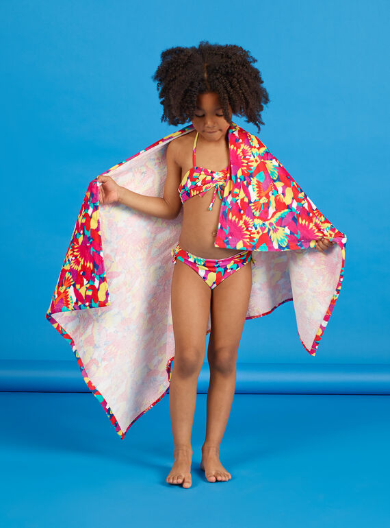 Toalla de playa multicolor para niña LYAMERSEREX / 21SI01D1SRV302