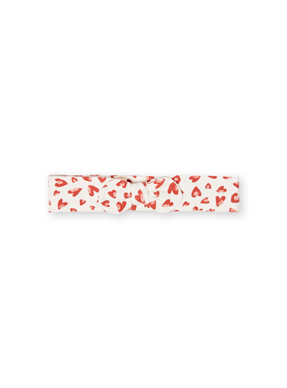 Cinta para el pelo de color crudo y rojo, para bebé niña LYITERBAN / 21SI09V1BAN001
