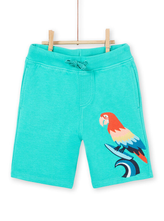 Bermudas de color turquesa para niño LOBONBER2 / 21S902W3BER600