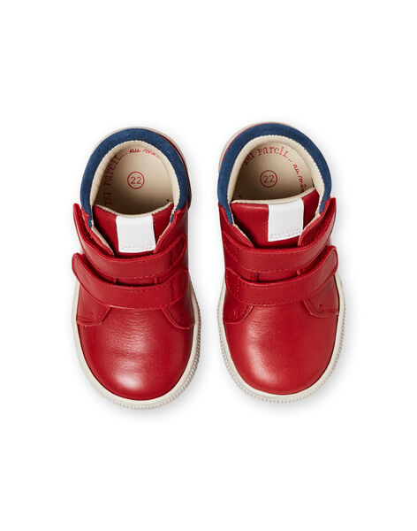 Zapatillas de color rojo y azul marino para bebé niño LBGBASRED / 21KK3831D3F050