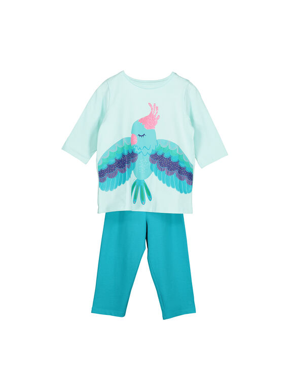 Pijama de algodón para niña FEFAPYJPLU / 19SH1194PYJ203