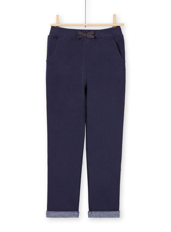Pantalón de chándal azul marino para niña MAJOBAJOG3EX / 21W90114JGBC205