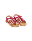 Sandalias romanas de color fucsia para niña NASANDANNE / 22KK354FD0E304