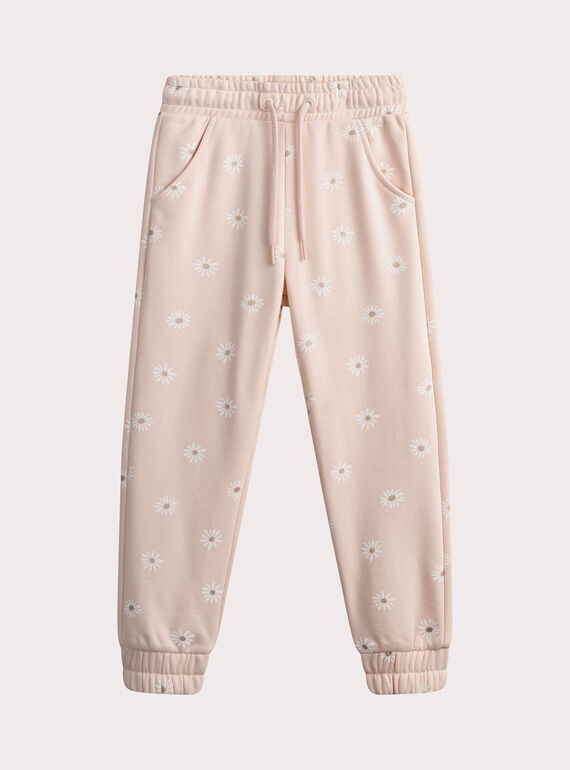Chándal con estampado de margaritas rosa palo   WAJOBAJOG3 / 25S901I3JGBD310