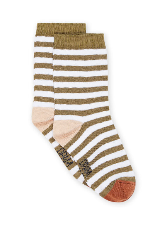 Calcetines con estampado de rayas RYOJOCHOR1 / 23SI0276SOQG631