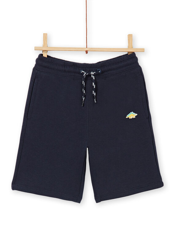 Bermudas para niño de color azul noche LOJOJOBEX1 / 21S90244BER705