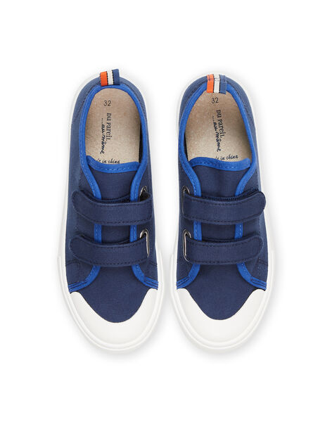 Zapatillas de tela azul marino ROTOILFLAG / 23KK3671D16070
