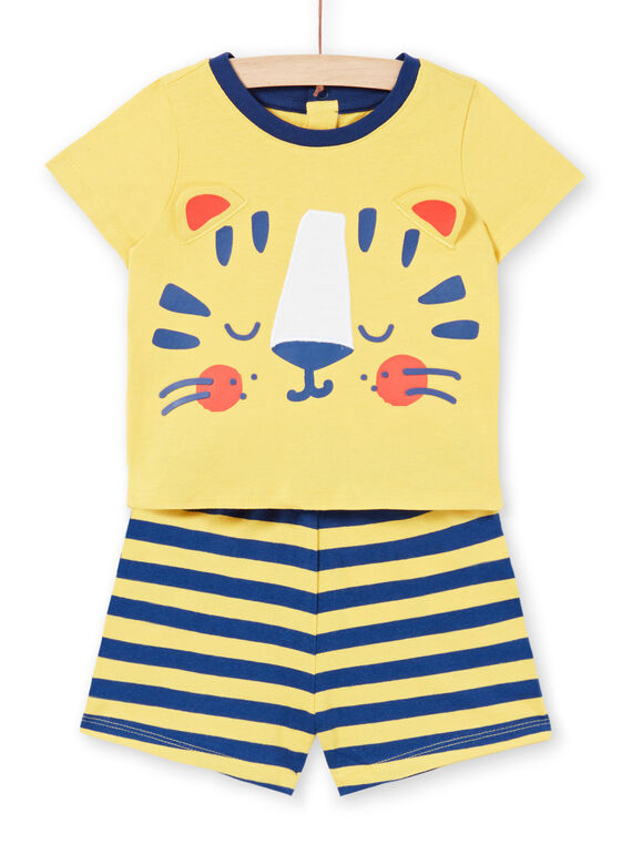 Pijama amarillo para bebé niño LEGAPYJTIG / 21SH14C1PYJB116