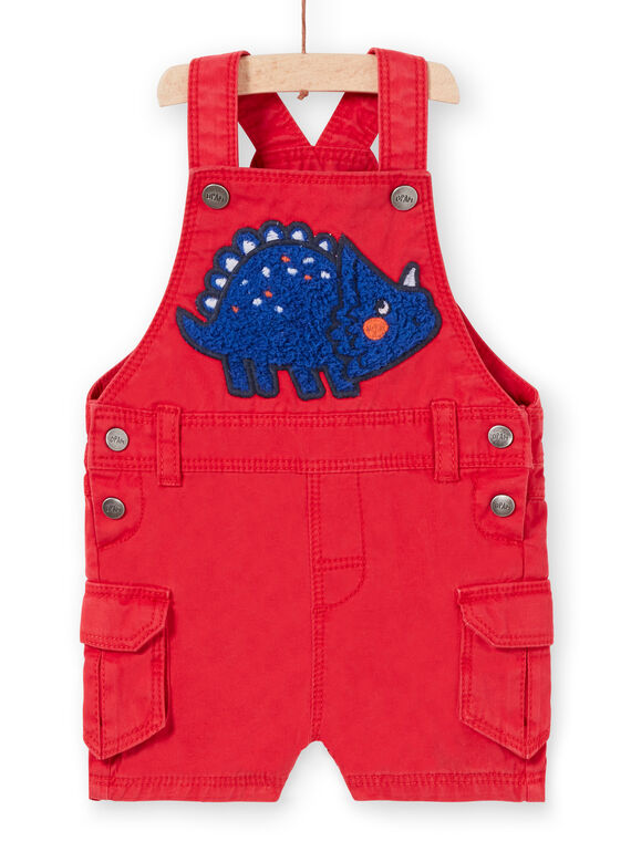 Peto corto rojo para bebé niño LUCANSAC / 21SG10M1SACF505