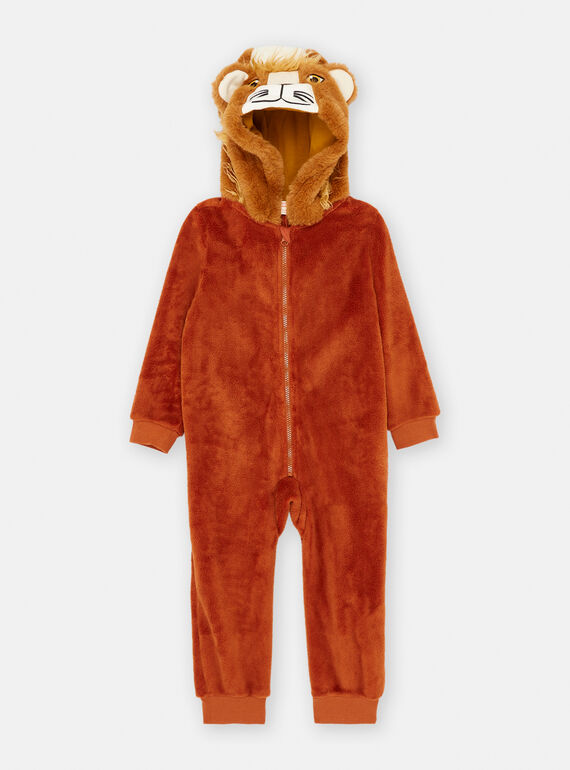 Sobrepijama con capucha marrón SEGOSURLION / 23WH1251D4F817