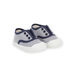 Slip-on de tela con estampado de rayas