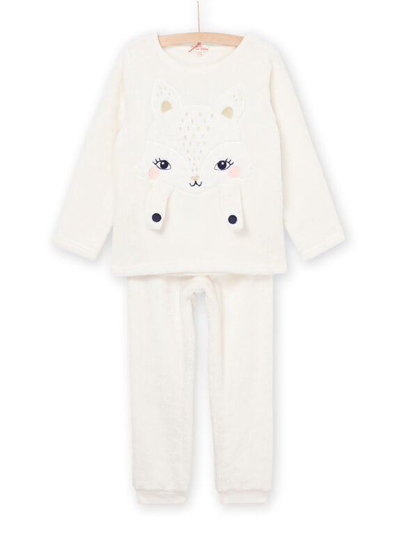 Pijama de terciopelo con dibujo 3D de zorro PEFAPYJFOX / 22WH1138PYJ001