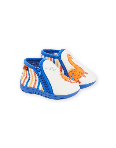 Patucos botitas con estampado de dinosaurio con cremallera PUPANTDINO / 22XK3843D0A080