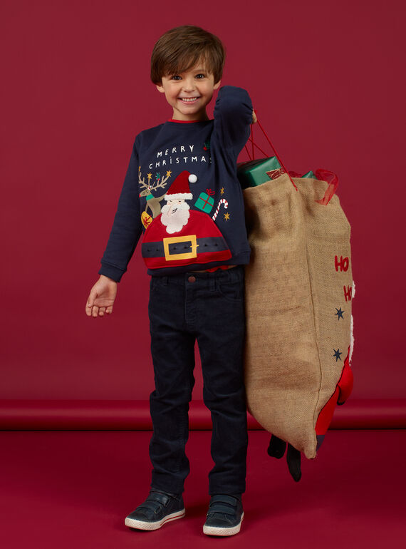 Saco de Navidad de yute para niño MYONOHOT / 21WI02Q1ACD009