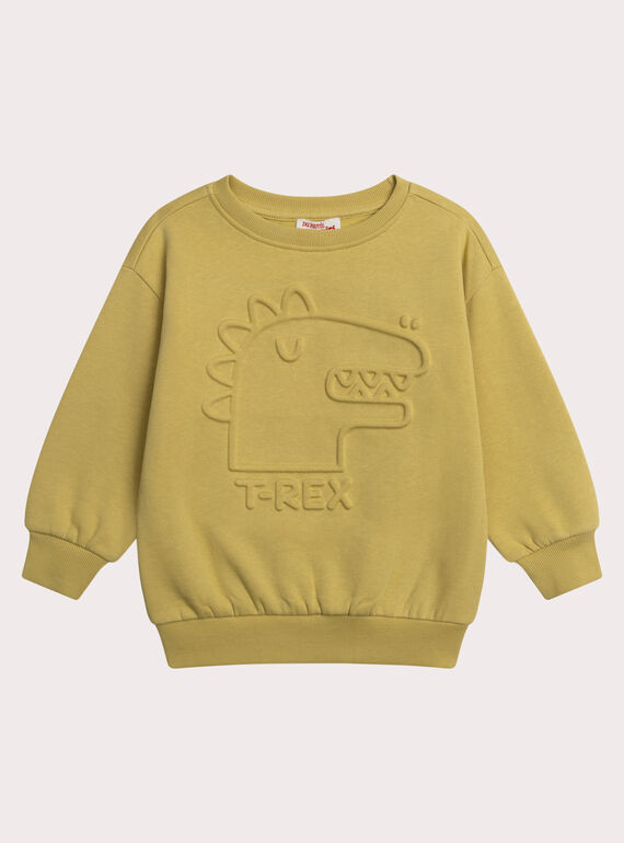 Straw yellow SWEAT SHIRT XOCOSWE / 25W902O1SWE104