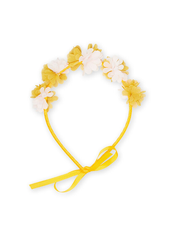 Diadema de fantasía amarilla para niña NYABASER / 22SI0111TETB107