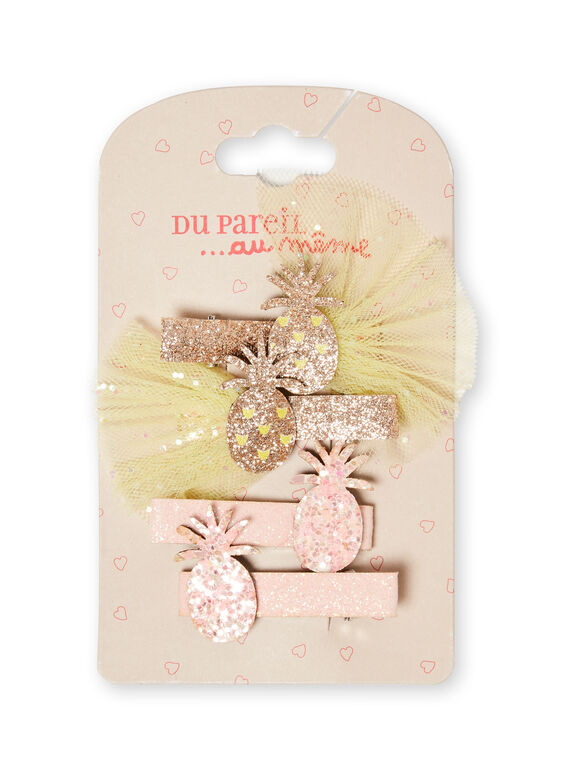 Pack de 4 pasadores para niña LYAJAUCLIC1 / 21SI017BBRTK008